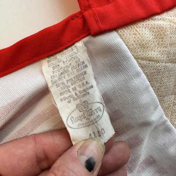 Vintage 1950s Christmas Apron Santa & Snowman Graphics Retro Kitchen Womens - Picture 3 of 9